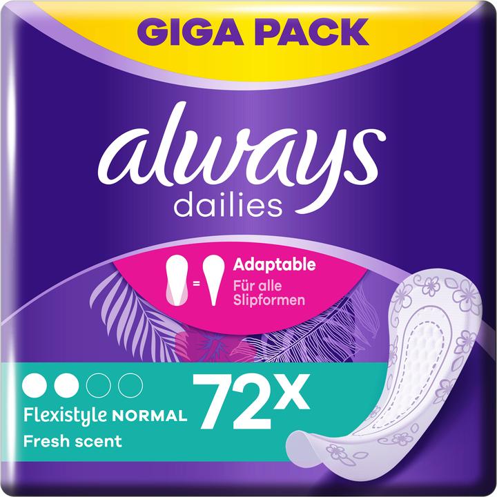 Produktbild Always Dailies Flexistyle (72 x, Slipeinlagen)