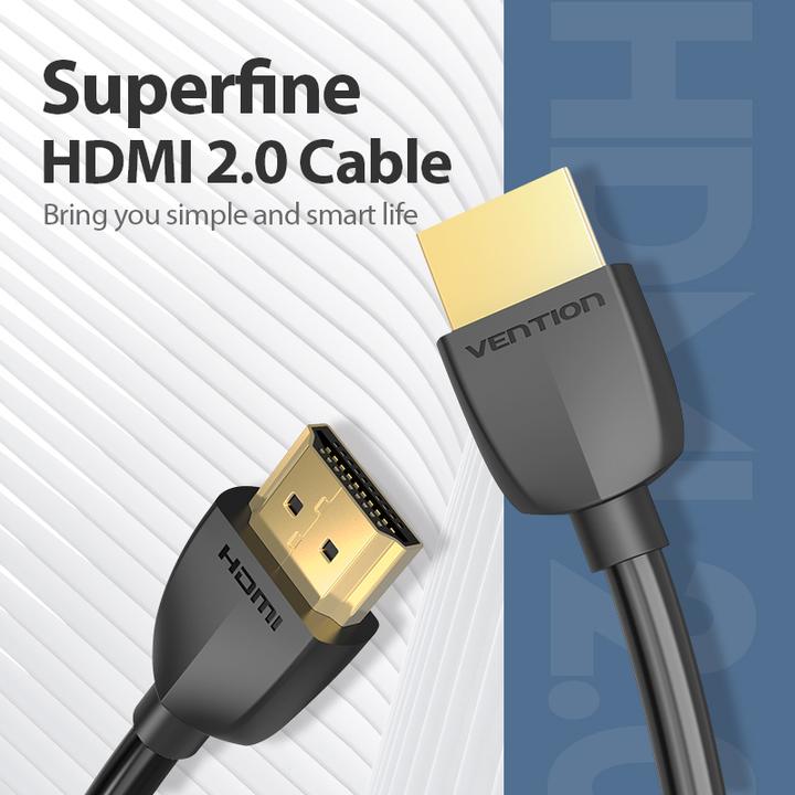Actual product image Vention Cable HDMI AAIBF 1m (black) (1 m, HDMI)