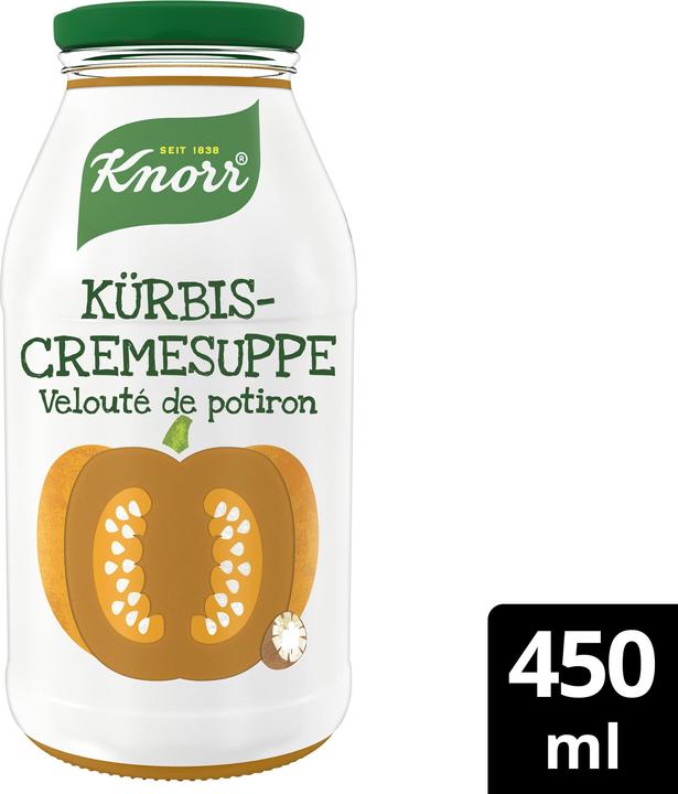Actual product image Knorr Pumpkin cream soup with 100% natural ingredients (450 ml)
