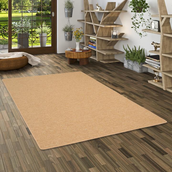 Produktbild Snapstyle Natur Flachgewebe Teppich Bentzon (133 x 133 cm)