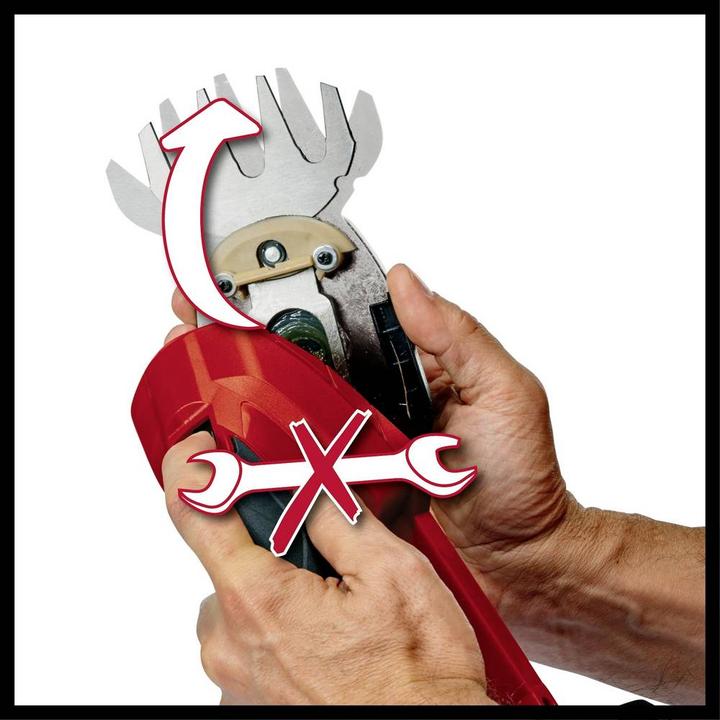 Actual product image Einhell cordless grass and shrub shears (Cordless hedgecutters)