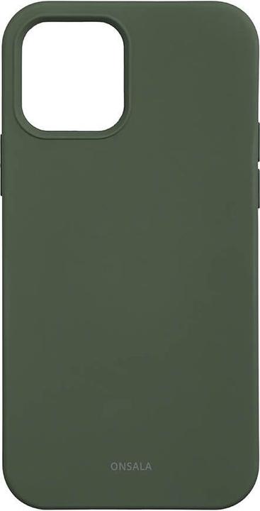 Image du produit Onsala Étui téléphone avec silicone Sentiment vert olive - iPhone 12/12 Pro (Apple iPhone 12, Realme 12 Pro+)