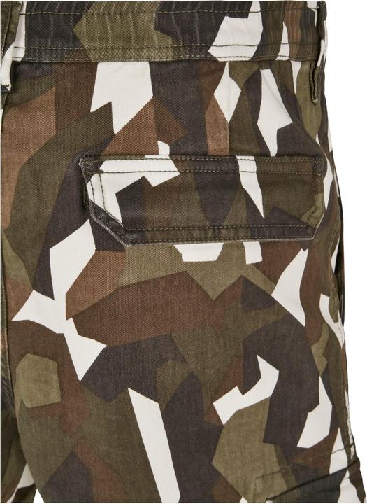 Actual product image Urban Classics Geometric Camo Stretch Twill Cargo Pants (30)