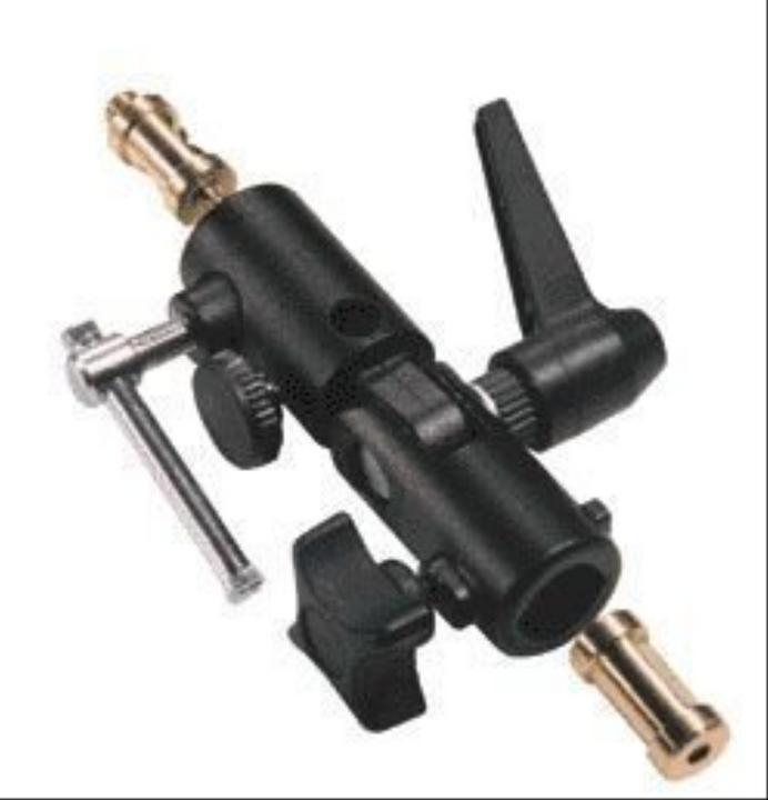 Manfrotto 026 Lite Tite Universalschirmneiger (Stativadapter)