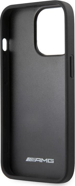 Produktbild Mercedes AMG AMHCP13XOSDBK iPhone 13 Pro Max 6,7" czarny/black hardcase Leather Curved Lines (Apple iPhone 13 Pro Max)