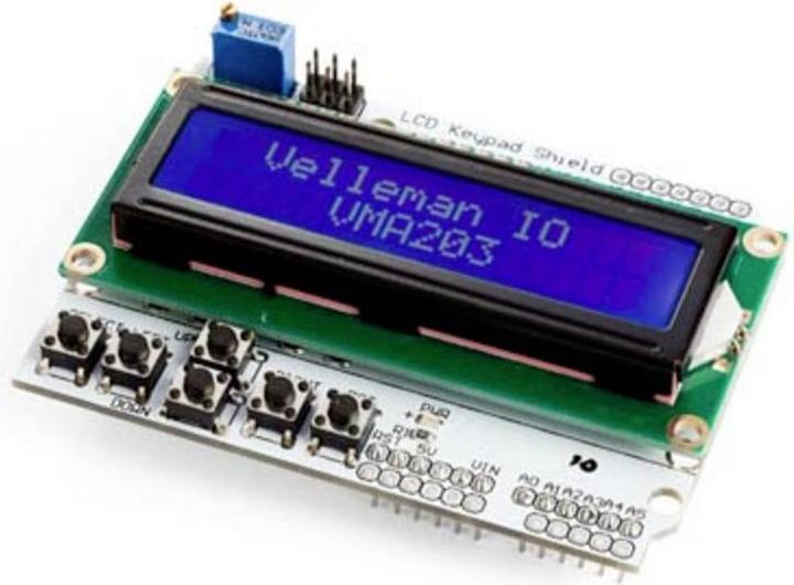Produktbild Whadda Display LCD1602 & Keypad Shield für Arduino