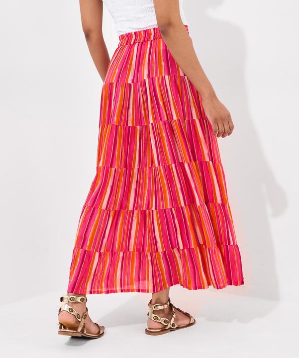 Produktbild Joe Browns Striped Flowy Tiered Modal Maxi Skirt (42)