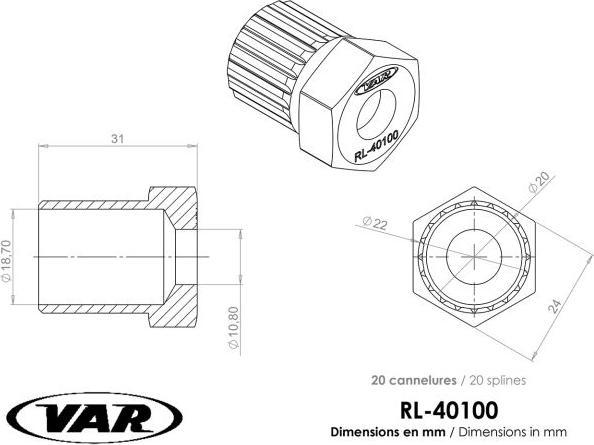 Image du produit VAR RL-40100