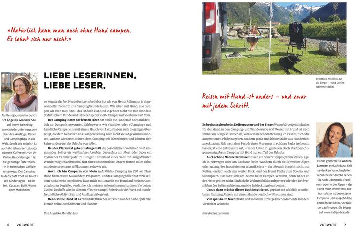 Actual product image Adac Yes we camp! Camping mit Hund (German, Andrea Lammert, 2024)