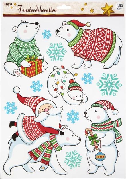 Produktbild MICA Living Fensterbilder - Weihnachten - 1 Bogen