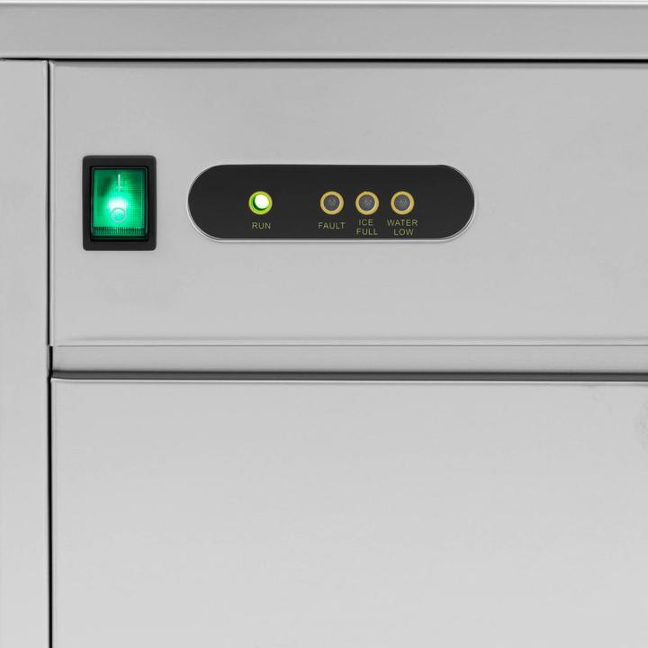 Produktbild Royal Catering Gastro Eiswürfelmaschine Eiswürfelbereiter Icecubemaker 20kg/24h Edelstahl