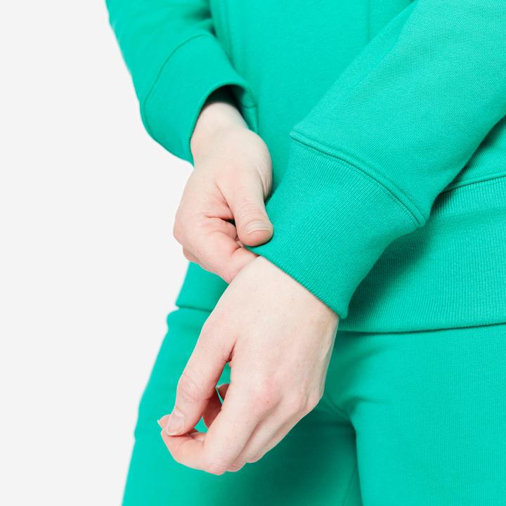 Image du produit Domyos Sweat à capuche femme Coton - vert (XS)