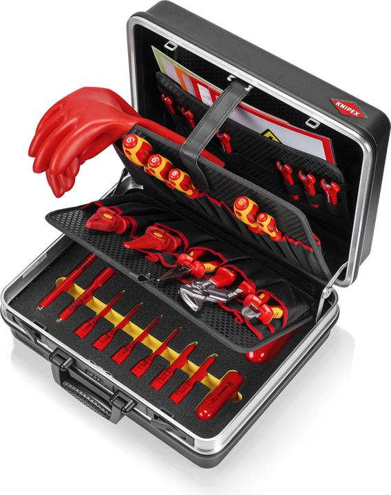 Actual product image Knipex Tool Case "Basic" E-Mobility (34 pieces)