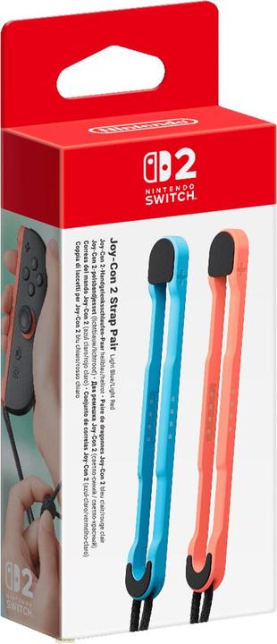 Productafbeelding Nintendo Joy-Con 2 polsbandpaar (lichtblauw/lichtrood) (Switch 2)