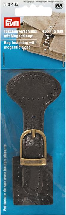 Image du produit Prym Fermeture de poche avec bouton magnétique, laiton vieilli 1 pc.