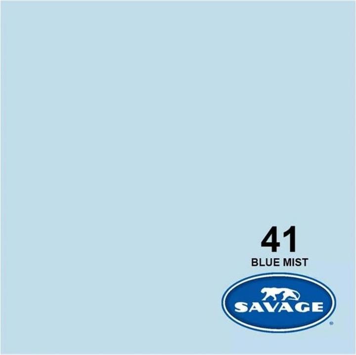 Actual product image Savage Background paper 2.72 x 11m Blue Mist (272 cm, 1100 cm)