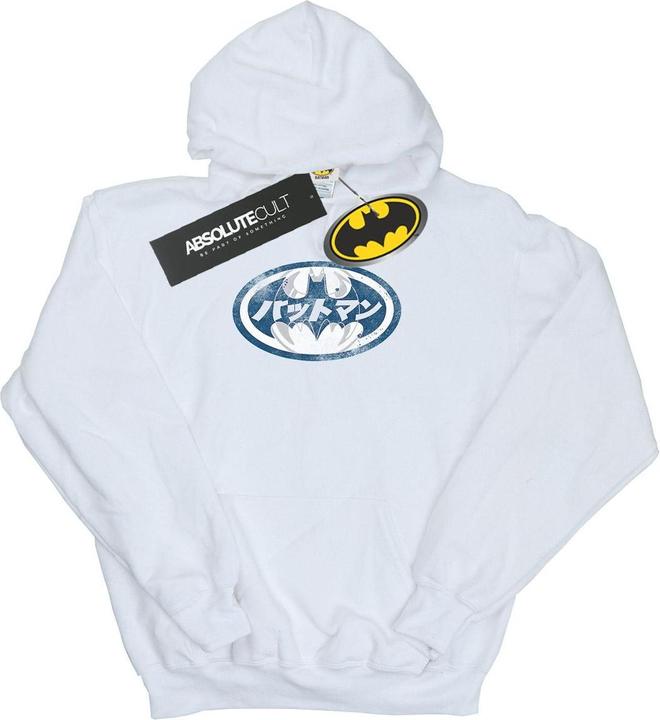 Produktbild Batman Japanese Logo White Kapuzenpullover (XXL)