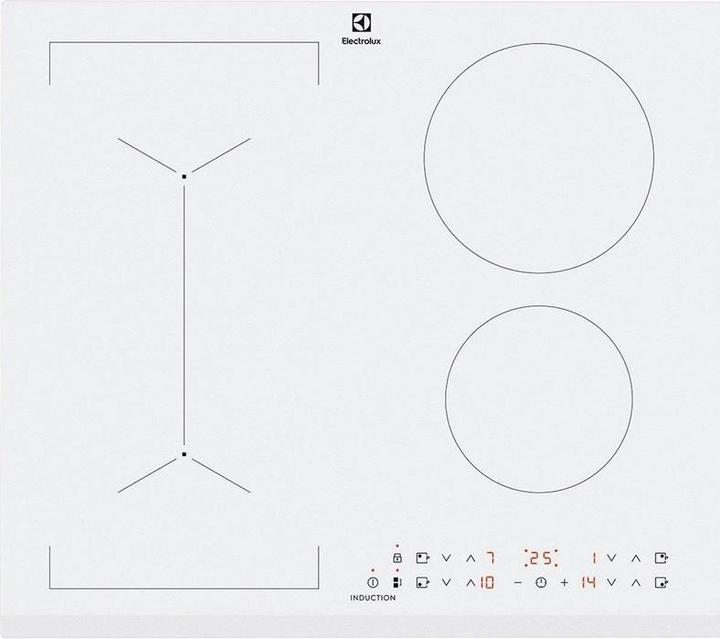 Actual product image Electrolux 59 cm wide mounted induction hob LIV63431BW, white
