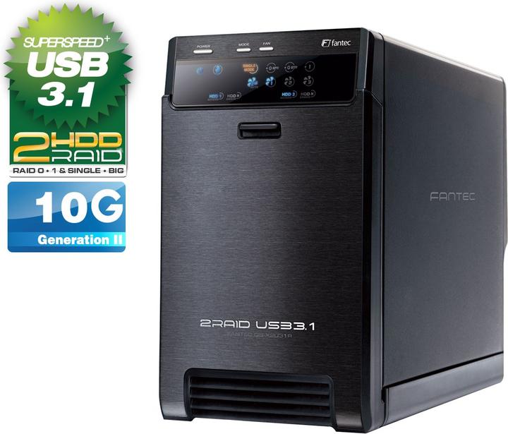 Immagine prodotto Fantec QB-X2U31z 2 x 3.5 SATA Raid HDD USB 3.1 (3.5")