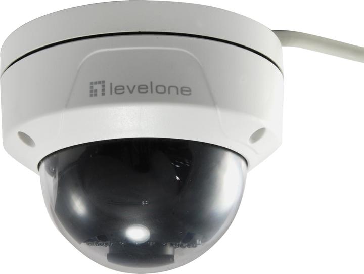 Produktbild LevelOne IPCam FCS-3402 Dome In 2MP H.265 IR6,5W PoE