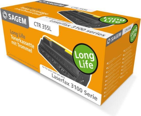 Sagem CTR 355L - Schwarz - Original - Tonerpatrone (BK)