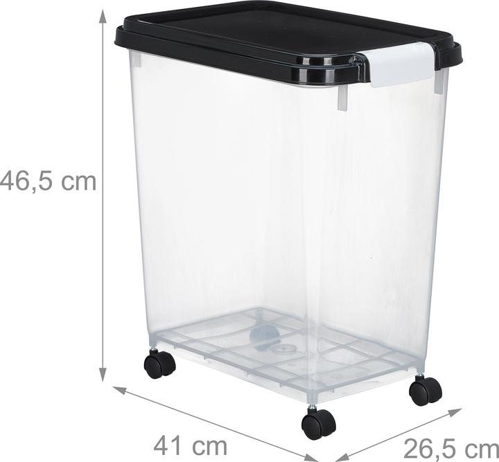 Actual product image Relaxdays 2x dog food storage box