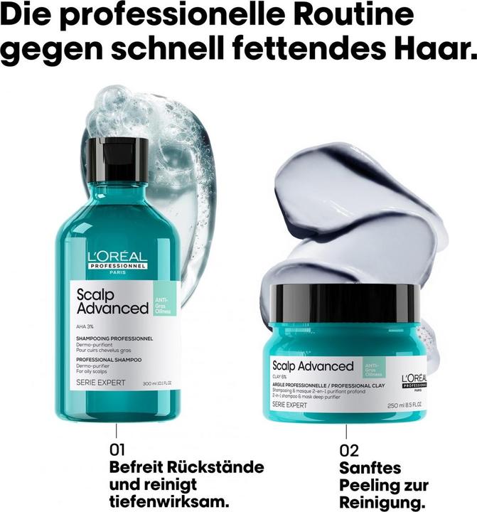 Image du produit L'Oréal Professionnel Série Expert Scalp Advanced - Anti-Oiliness Dermo-Purifier (300 ml, Shampoing liquide)