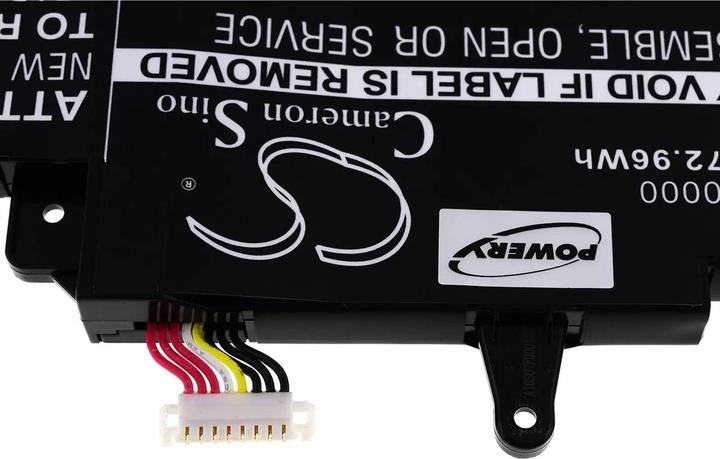 Produktbild AccuCell Akku für Laptop Asus GL702 / GL702V / Typ C41N1541 - 15,2V - 4800 mAh (4800 mAh)