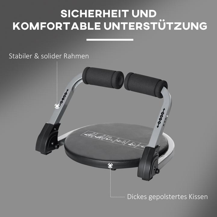 Immagine prodotto Homcom Trainer per muscoli addominali con cuscini di seduta
