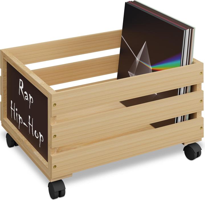 Produktbild Relaxdays Schallplatten-Kiste (Platten)