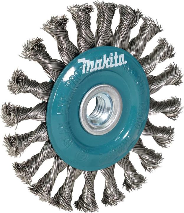 Actual product image GCS MAKITA SZCZOTKA TARCZOWA M14 115mm/0.5mm INOX (0,5mm)