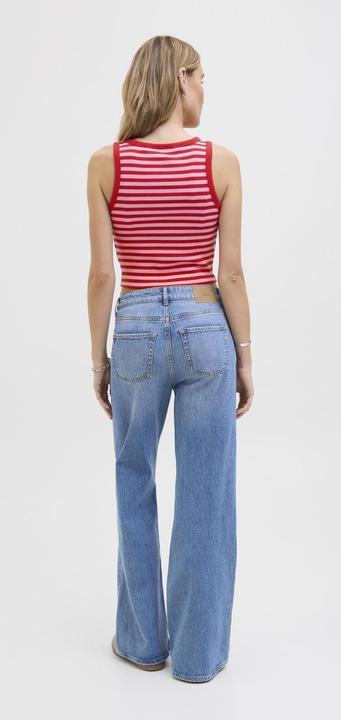Produktbild JJXX Jxfallon Str Sl Stripe Rib Top Jrs Sn (M)
