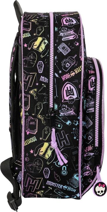 Produktbild Monster High Kinderrucksack Schwarz 28 x 34 x 10 cm