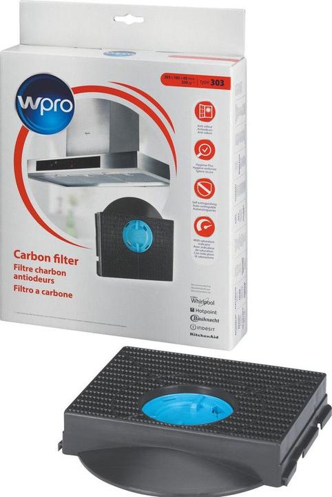 Image du produit Whirlpool Filtre antibactérien à charbon actif CHF303, 481281718532, Type 303 - CHF303/1 484000008581
