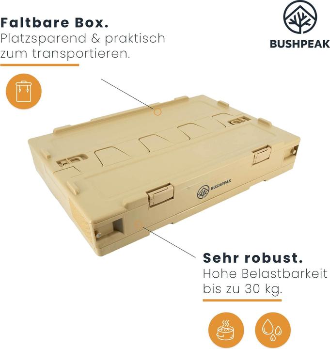 Actual product image Army Shop Foldable storage box - Flexbox 50L (50 l)