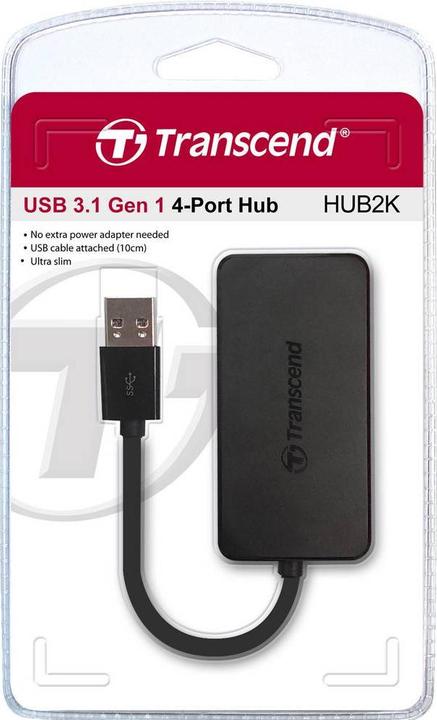 Produktbild Transcend TS-HUB2K (USB-C, 4 Ports)