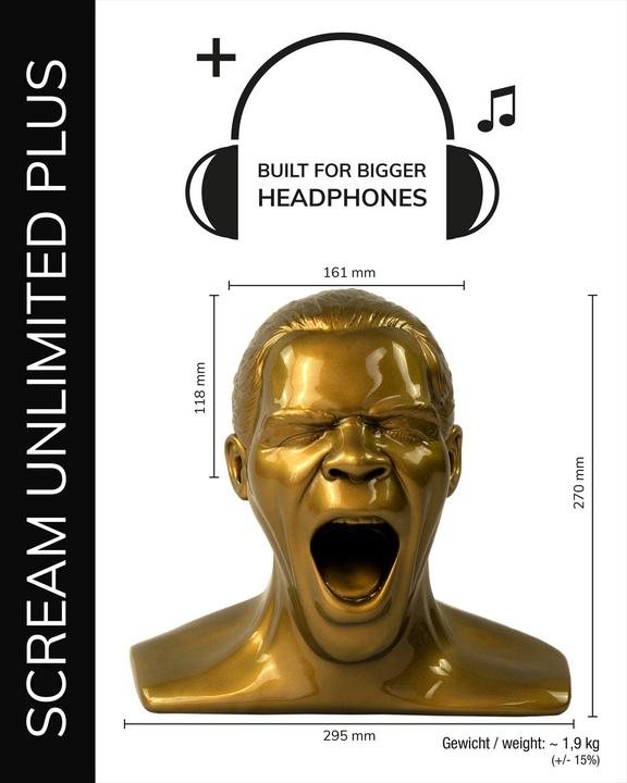 Produktbild Oehlbach Scream Unlimited Plus Kopfhörerständer Passend für (Kopfhörer):On-Ear-Kopfhörer, Over-