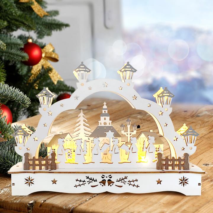 Actual product image HTI-Living Candle arch carol singers