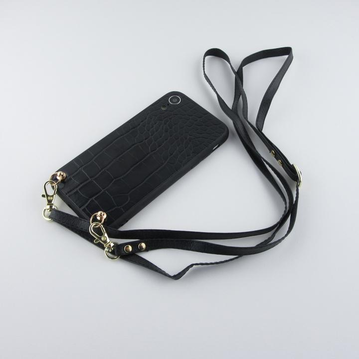 Actual product image PhoneLook Coque Croco avec lanière (Apple iPhone XR)