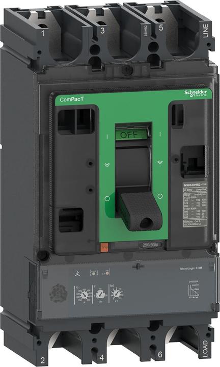 Produktbild Schneider Electric C40N32M320 Kompaktleistungsschalter ComPacT NSX400N mit