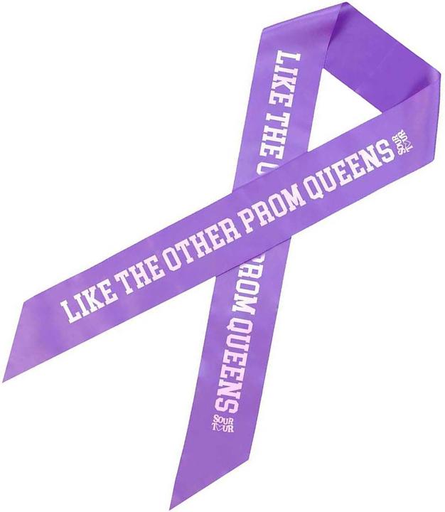 Actual product image Olivia Rodrigo Like The Other Prom Queens Sash