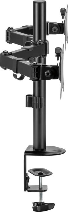 Immagine prodotto V7 Supporto Da Scrivania Con Morsetto Per Doppio Monitor (Tavolo, 32")