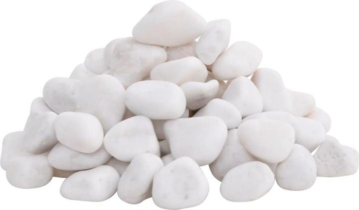 Image du produit VidaXL Galet poli 25 kg Blanc 2-5 cm,Couleur : Blanc,Matériau (Fond, Pierres)