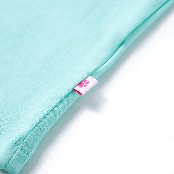 Immagine prodotto VidaXL Maglietta per bambini Verde menta chiaro 92,Materiale: 95 % cotone (92)
