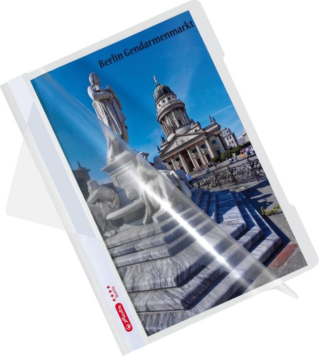 Actual product image Herlitz Quality" loose-leaf binder, DIN A4, PP film, grey (A4, 1 x)