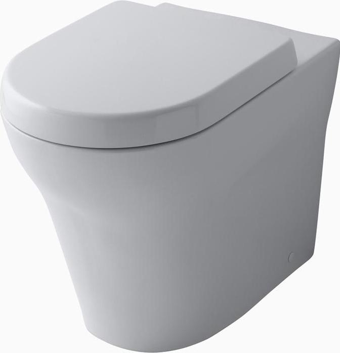 Image du produit TOTO MH WC au sol profond, sans rebord, sortie horizontale blanc