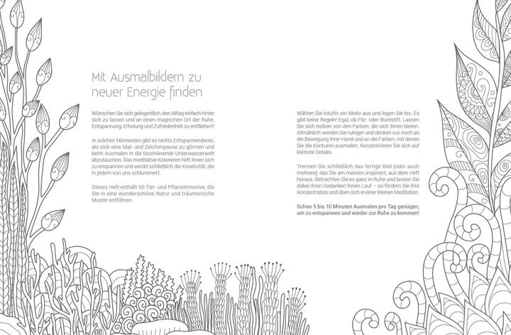 Actual product image Inspiration sounds of the sea | 50 underwater motifs to colour in, dream and relax