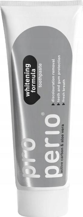 Produktbild Pro Perio Whitening Formula, Zahnpasta mit Whitening-Formel, Aktivkohle und Aloe Vera, 125 ml (125 ml)