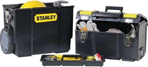 Actual product image Stanley Mobile Workcenter with removable toolbox without organizer
