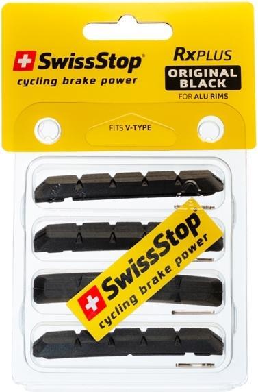 Productafbeelding swissstop RxPlus V-type Alu Origineel Zwart (Universeel, Rubber)